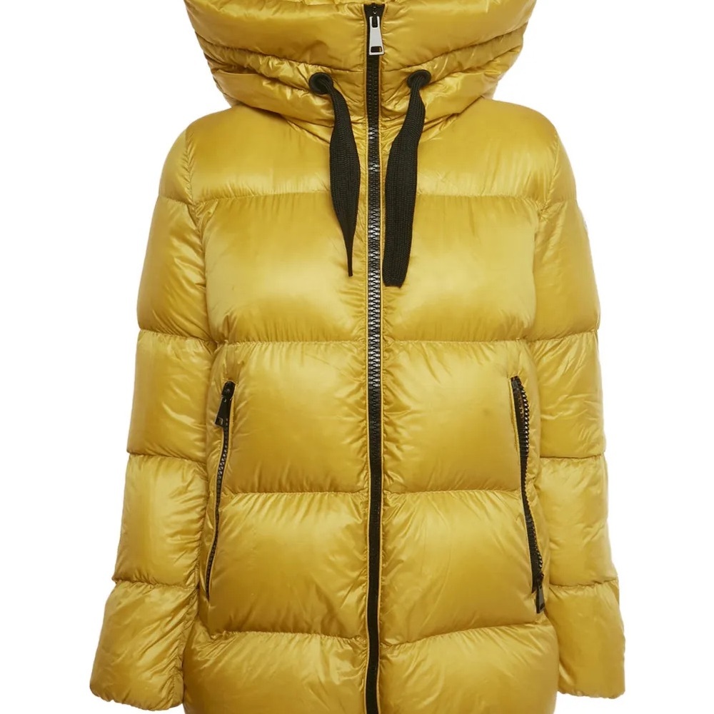 Moncler Mustard Puffer Jacket